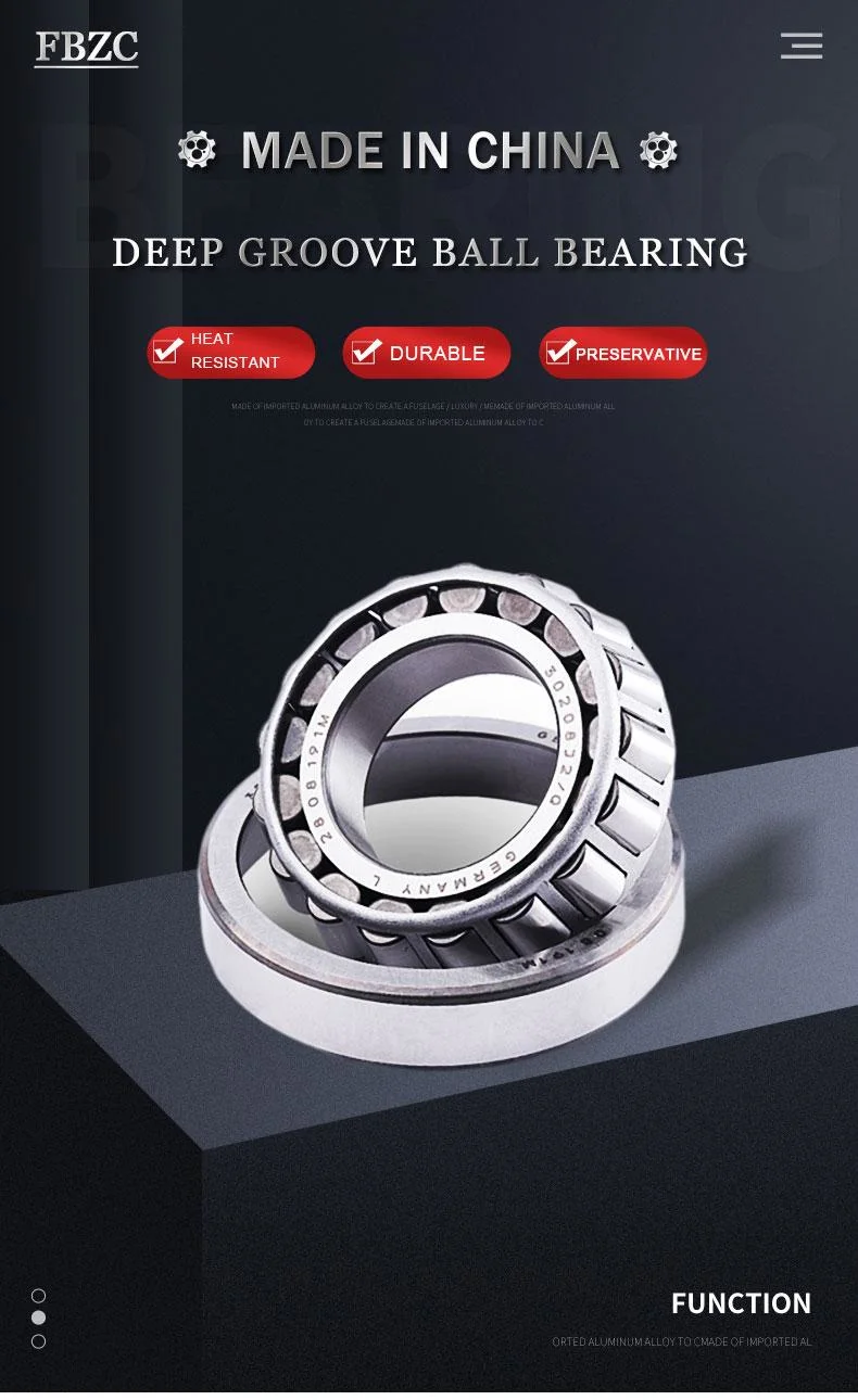 Multiple Functions Silver Simple Structure/Small Size Tapered Roller Bearing for Manufacturing Plant From China